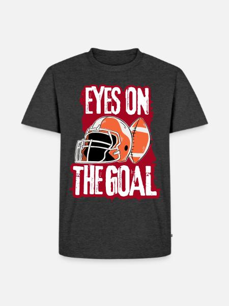 American Football T-Shirt - Men's Premium T-Shirt - heather anthracite