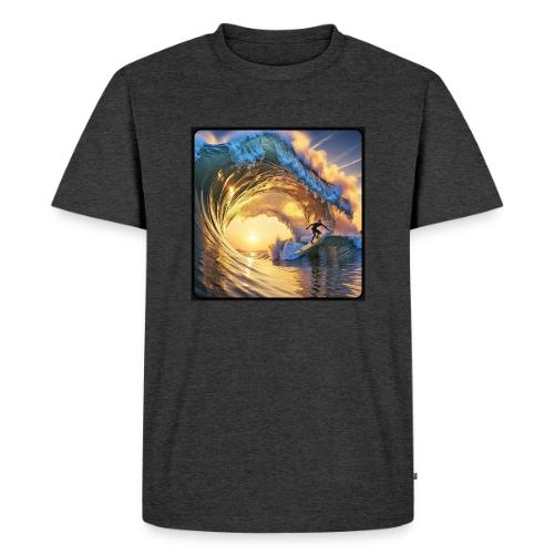 Morning Gold Full-Pipe Wave - Men's Premium T-Shirt