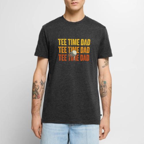 Tee Time Dad - Golf Dad Gift Tee - Men's Premium T-Shirt