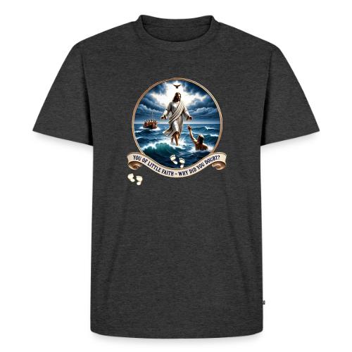 Walking On Water Faith T Shirt, Christian Miracle - Men's Premium T-Shirt
