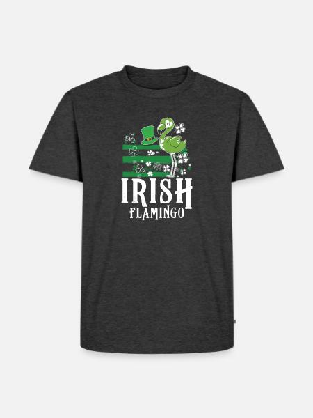 Irish flamingo - Men's Premium T-Shirt - heather anthracite