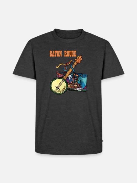 Baton Rouge - Men's Premium T-Shirt - heather anthracite