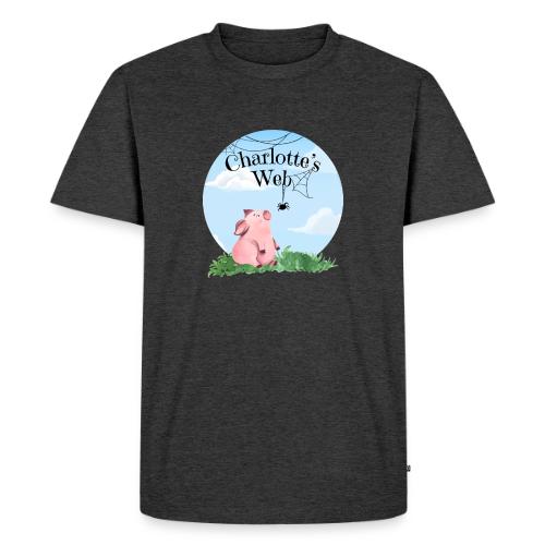 Charlotte's Web (White Text) - Men's Premium T-Shirt