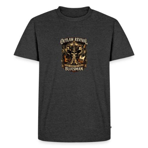 Christian Graphic T Shirt Faith in the Fire Outlaw - Men's Premium T-Shirt