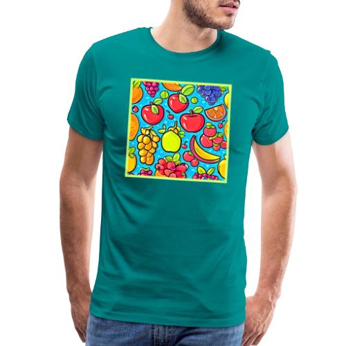Fruitful Pattern Design - Men's Premium T-Shirt