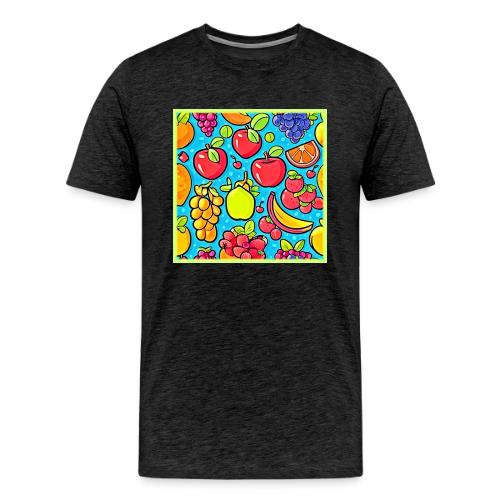 Fruitful Pattern Design - Men's Premium T-Shirt