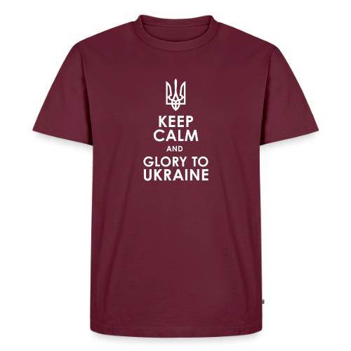 keep calm glory Ukraine - Men's Premium T-Shirt