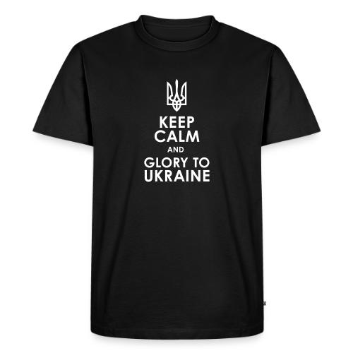 keep calm glory Ukraine - Men's Premium T-Shirt