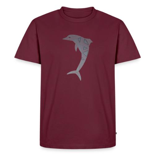 dolphin art deco - Men's Premium T-Shirt