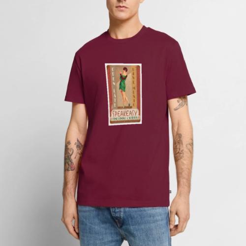 Vintage Speakeasy Pin Up Girl - Men's Premium T-Shirt