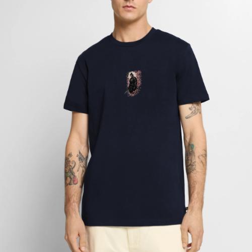 Samurai cherry blossoms - Men's Premium T-Shirt