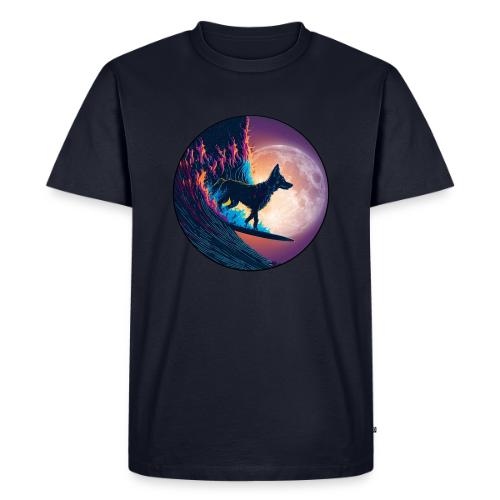 Black Dog Dropping In - Men's Premium T-Shirt