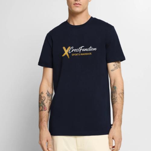 White XF SPORTS MASSAGE LOGO (front only) - Men's Premium T-Shirt