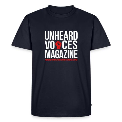 Unheard Voices Magazine with fist - Men's Premium T-Shirt