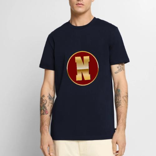 Letter N – Capital Varsity Alphabet Monogram - Men's Premium T-Shirt