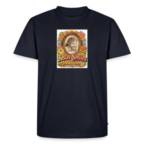 jesus-smile.com, Rare Portrait, Jesus the Healer. - Men's Premium T-Shirt
