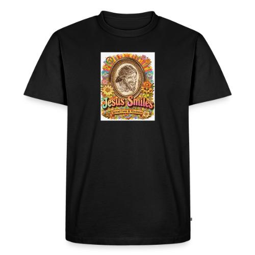 jesus-smile.com, Rare Portrait, Jesus the Healer. - Men's Premium T-Shirt