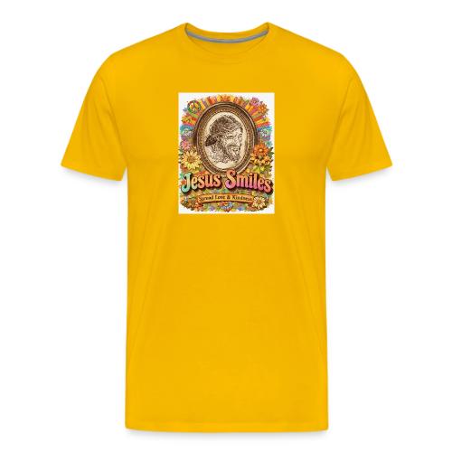 jesus-smile.com, Rare Portrait, Jesus the Healer. - Men's Premium T-Shirt