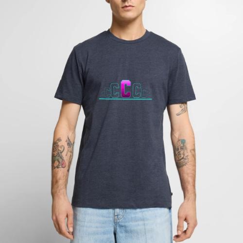 Letter C – Capital Varsity Alphabet Monogram - Men's Premium T-Shirt