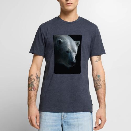 Polar Bear Close-Up Wildlife Design - Men's Premium T-Shirt