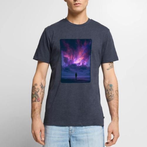 Cosmic Supernova Night Design - Men's Premium T-Shirt