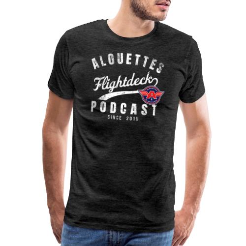 Alouettes Flightdeck Loge Retro - Men's Premium T-Shirt