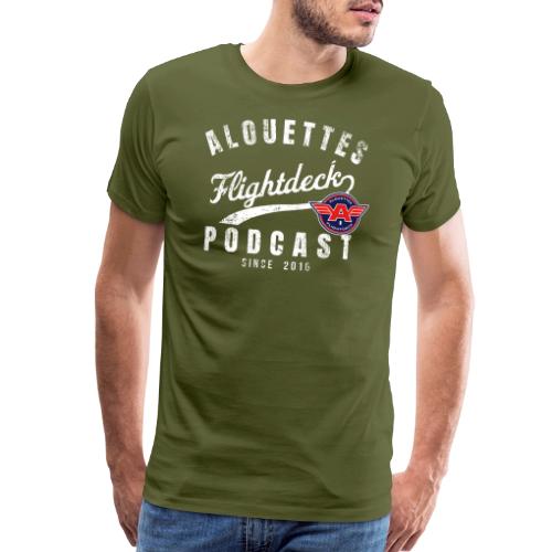 Alouettes Flightdeck Loge Retro - Men's Premium T-Shirt