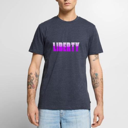 Liberty Typography Graphic Design - Men's Premium T-Shirt