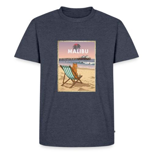 Malibu Beach cat - Men's Premium T-Shirt