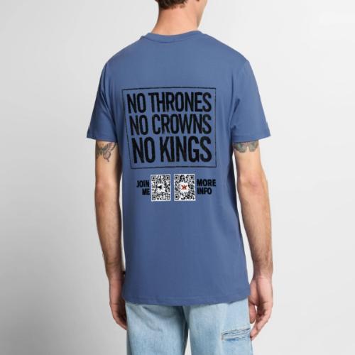 No Thrones (black, back-facing) - Men's Premium T-Shirt