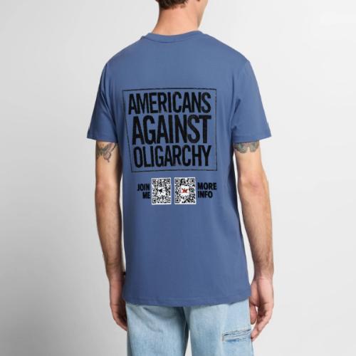 Oligarchy (black, back-facing) - Men's Premium T-Shirt