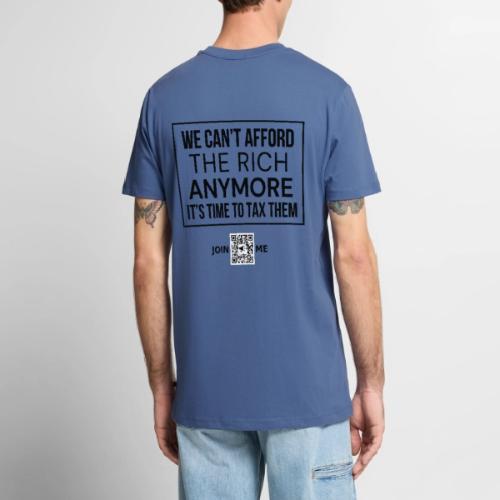 Tax the Rich (black, back) - Men's Premium T-Shirt