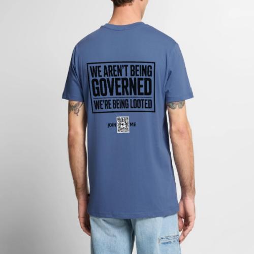 Looted (black, back) - Men's Premium T-Shirt