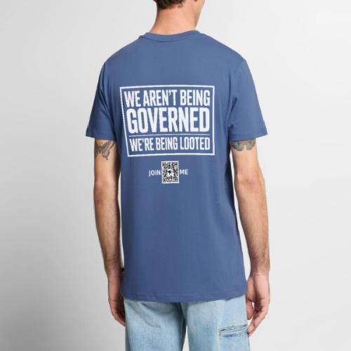 Looted (white, back-facing) - Men's Premium T-Shirt