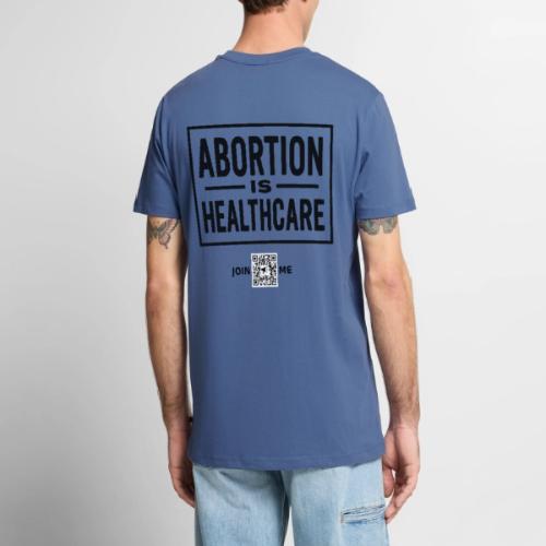 Abortion (black, back-facing) - Men's Premium T-Shirt