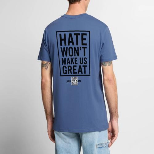 Hate (black, back-facing) - Men's Premium T-Shirt