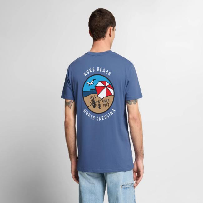 Kure Beach Day-White Lettering-Front and Back