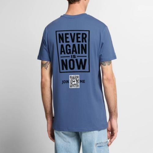 Never Again (black, back) - Men's Premium T-Shirt