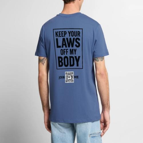 Laws Off (black, back-facing) - Men's Premium T-Shirt