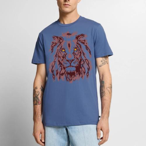 Zodiac Leo | Girlie Pink Lion Head | Lion Face - Men's Premium T-Shirt