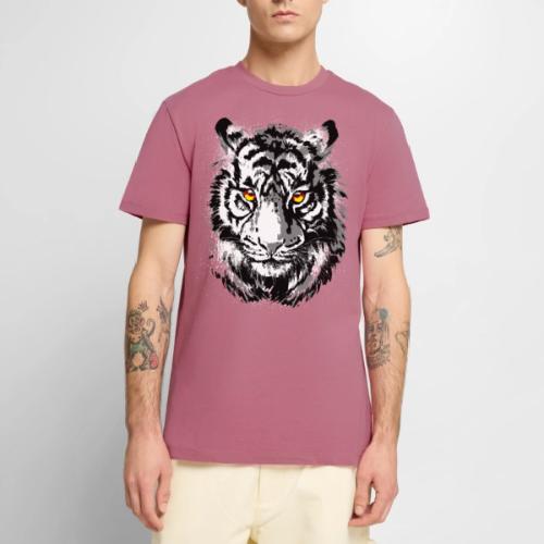 Tiger Head - Tiger Artwork - Wildlife Big Cats - Men's Premium T-Shirt