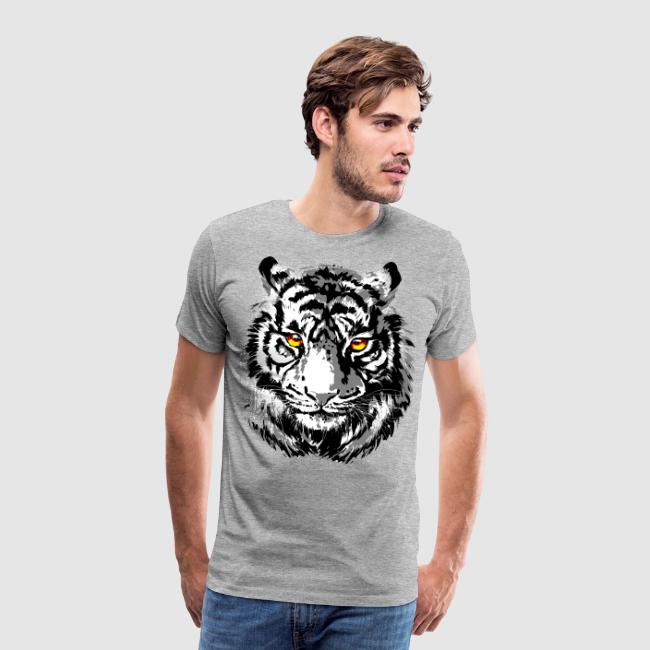Tiger Head - Tiger Artwork - Wildlife Big Cats