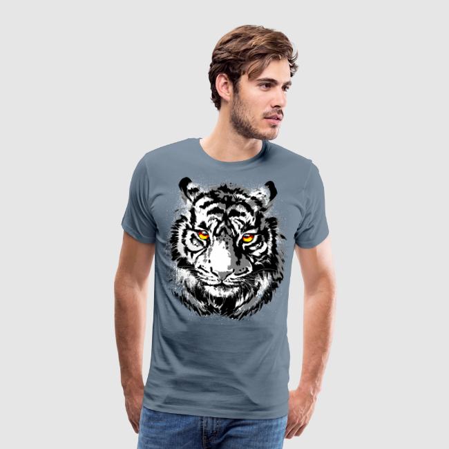 Tiger Head - Tiger Artwork - Wildlife Big Cats