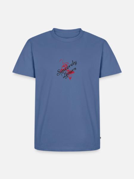 Sincerely Yours - Men's Premium T-Shirt - stone blue