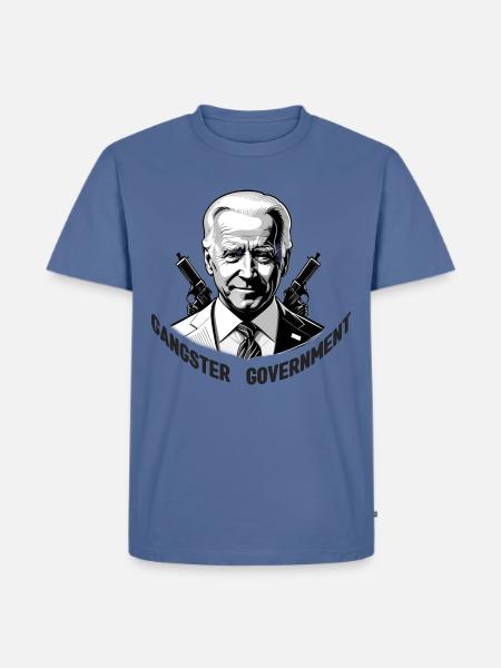 The Gangster Government - Men's Premium T-Shirt - stone blue