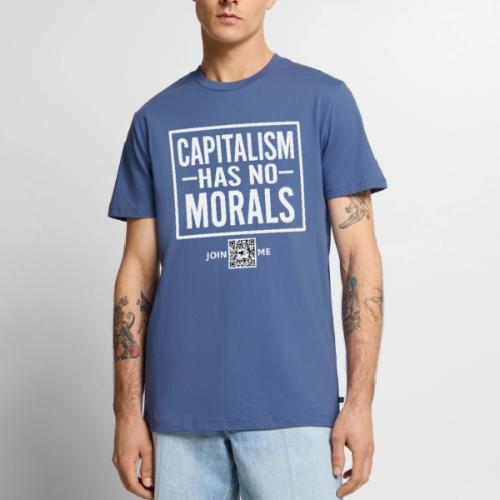 Capitalism (white, front-facing) - Men's Premium T-Shirt