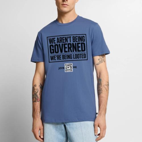 Looted (black, front-facing) - Men's Premium T-Shirt