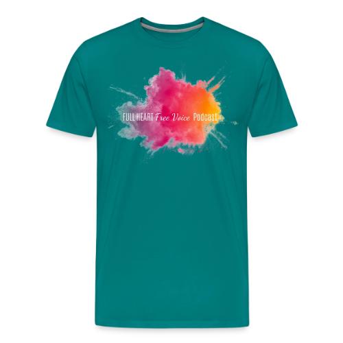 Full Heart Free Voice Color Burst Only - Men's Premium T-Shirt