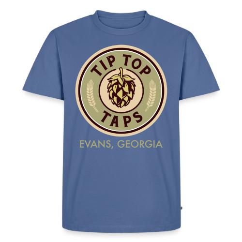Tip Top Taps Hops Circle Evans Ga Green 4 png - Men's Premium T-Shirt