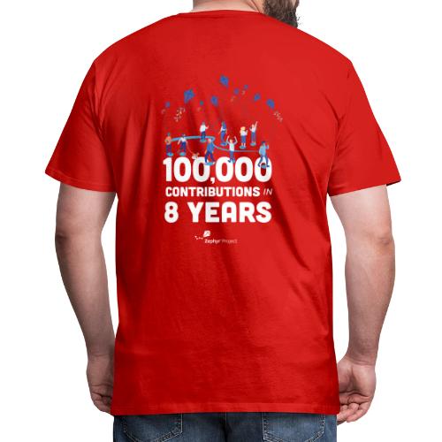Zephyr 100,000 Contributions - Men's Premium T-Shirt
